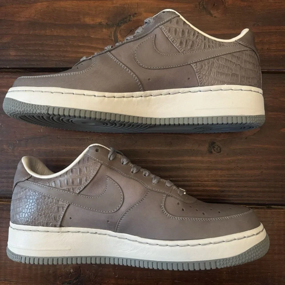 Nike Air Force 1 Low Supreme Premium QK Grey Shoes